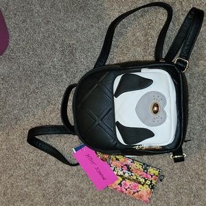 Betsey Johnson Puppy Dog Backpack Purse